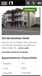 Mobile Screenshot of immeublesrochefort.com